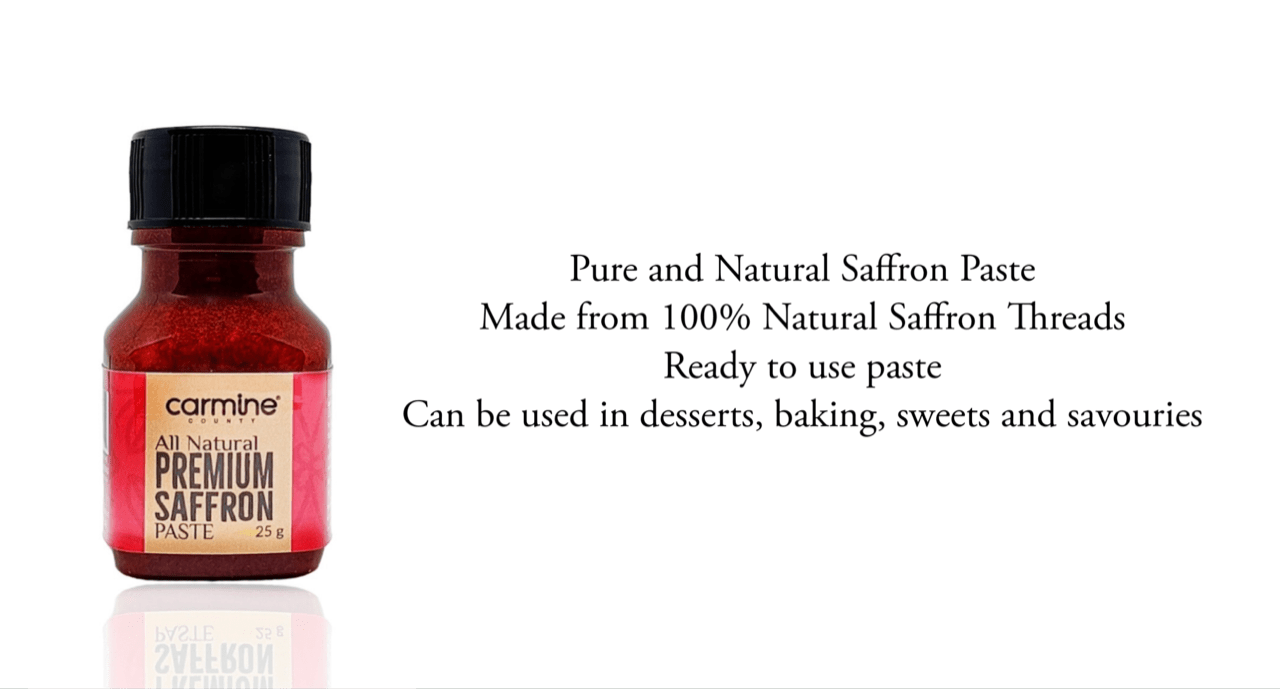 Carmine County All Natural Premium Saffron Paste 25 g