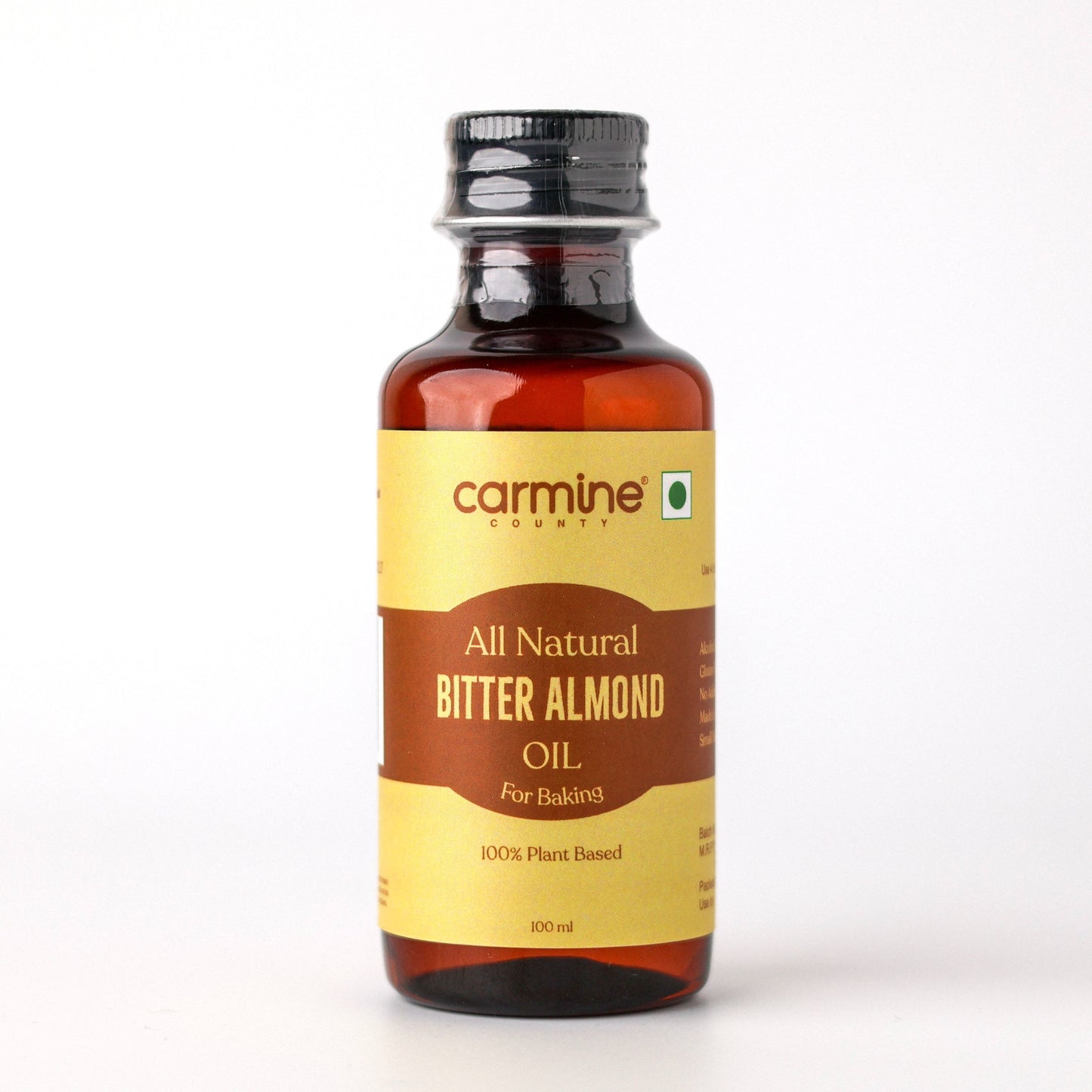 Carmine County All Natural Bitter Almond Oil for Baking, 100 ml