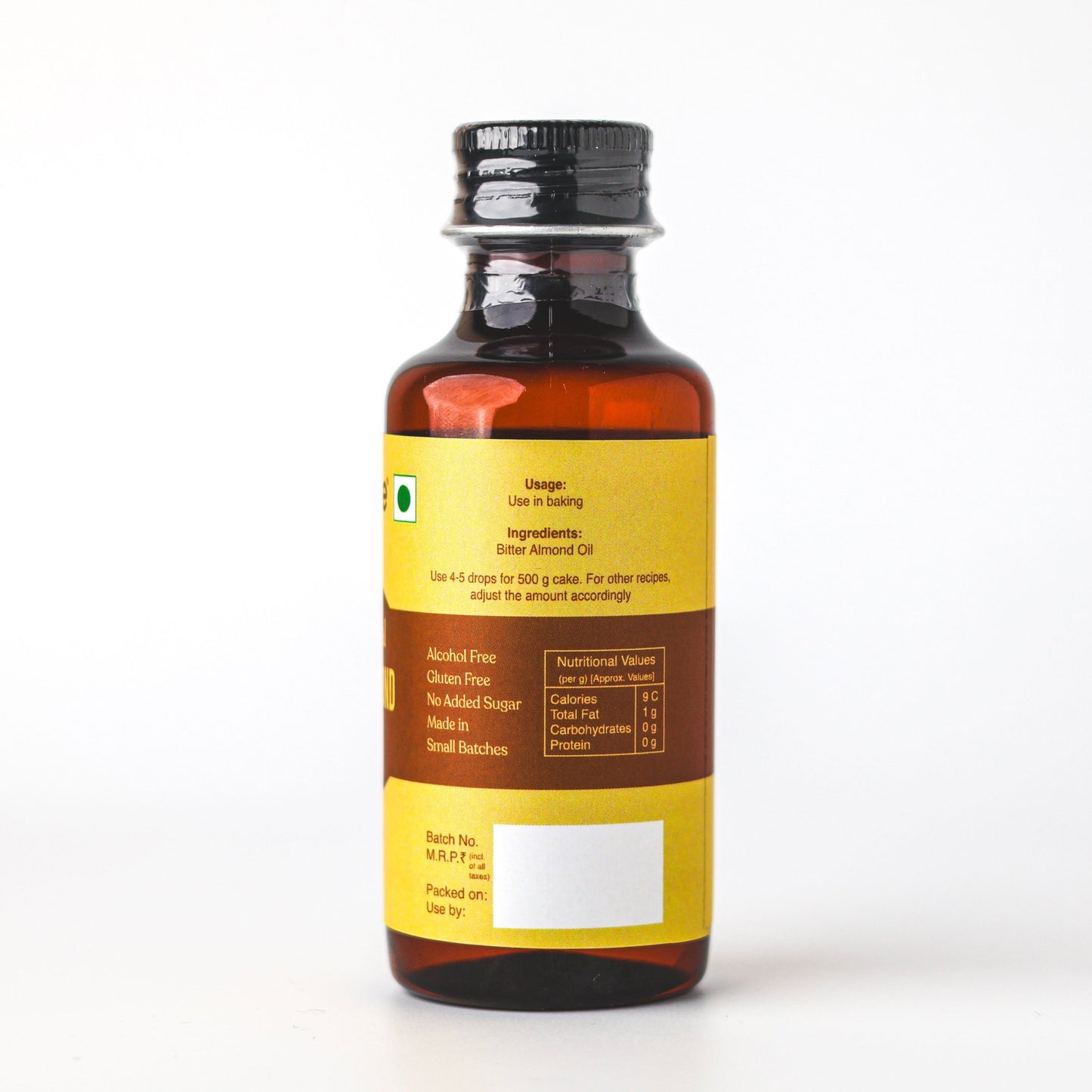 Carmine County All Natural Bitter Almond Oil for Baking, 100 ml