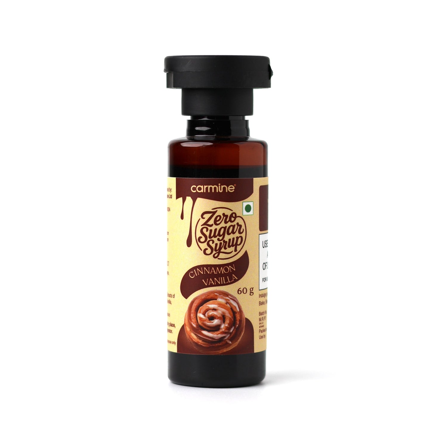 Zero Sugar Syrups - Combo of 5 Syrups (French Vanilla, Cinnamon Vanilla, Coffee Tiramisu, Rose Kulfi and Creamy Kesar Elaichi), 60 g each
