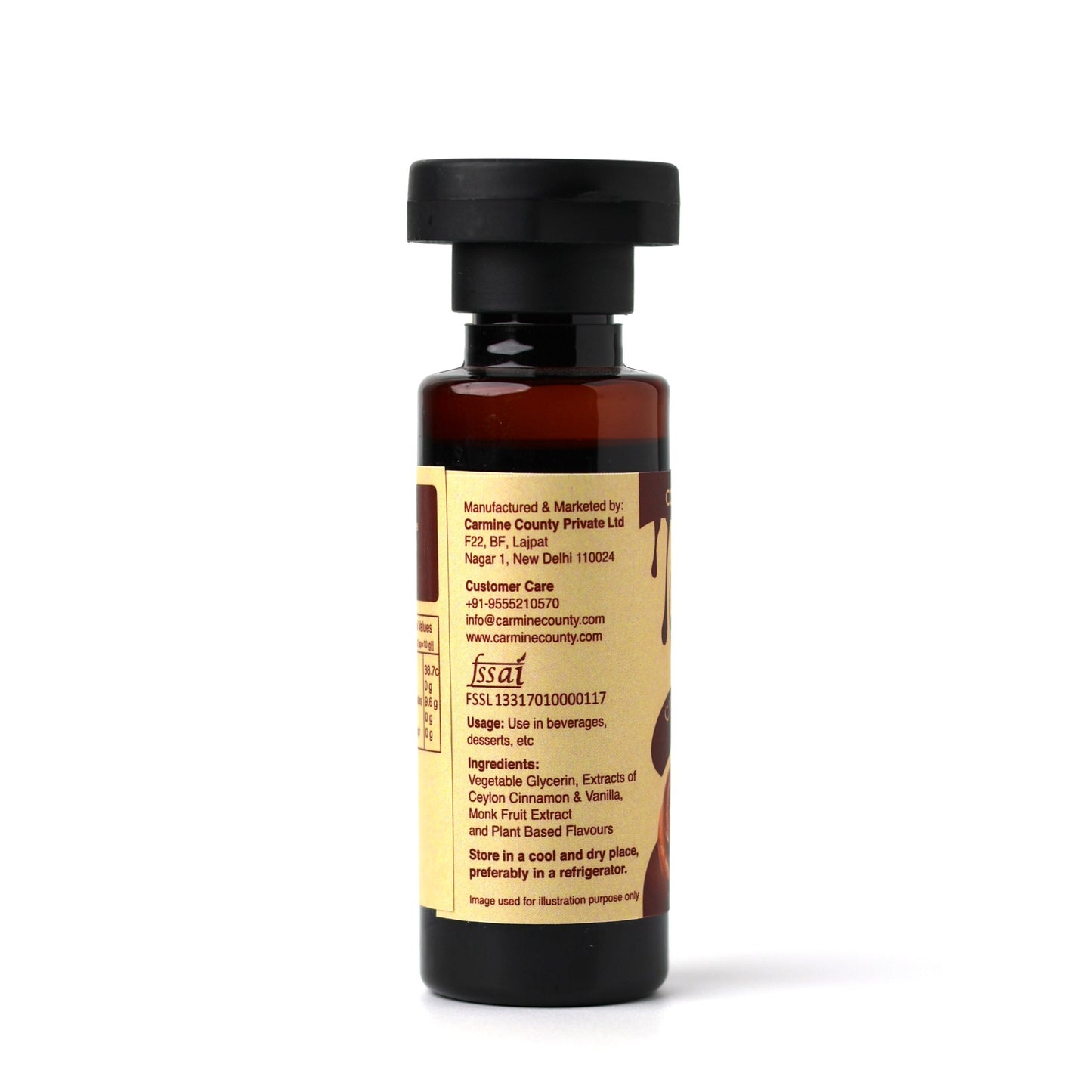 Zero Sugar Syrups - Combo of 5 Syrups (French Vanilla, Cinnamon Vanilla, Coffee Tiramisu, Rose Kulfi and Creamy Kesar Elaichi), 60 g each