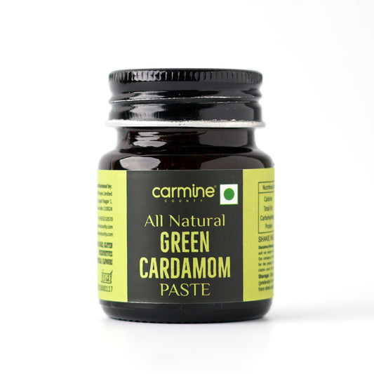 Carmine County All Natural Green Cardamom Paste – 50g Pure, Aromatic & Clean-Label Flavor for Desserts, Teas & Bakes