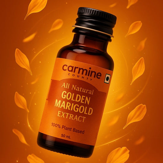 Carmine County All Natural Marigold Extract – 50 ml Clean-Label Yellow Colorant | Plant-Based Extract for Natural Food & Beverage Creations