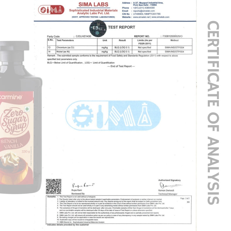 Zero Sugar Tiramisu Syrup - Natural, Plant-Based, Sweetened with Pure Monk Fruit, Clean Label Dessert Syrup, 330 g