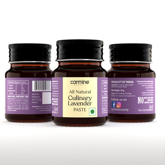 Carmine County All Natural Culinary Lavender Paste 50 g