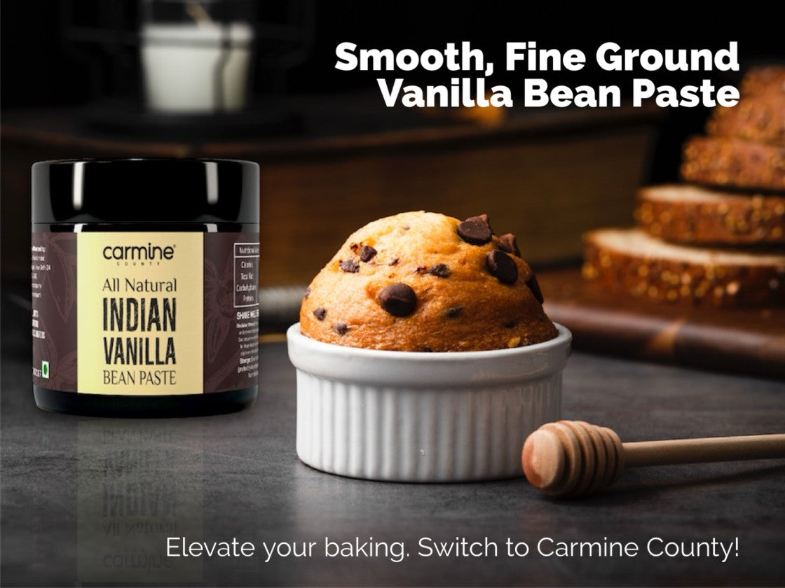 Carmine County All Natural Indian Vanilla Bean Paste