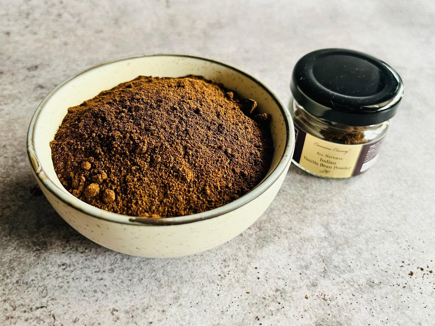 Carmine County All Natural Indian Vanilla Bean Powder 20 g