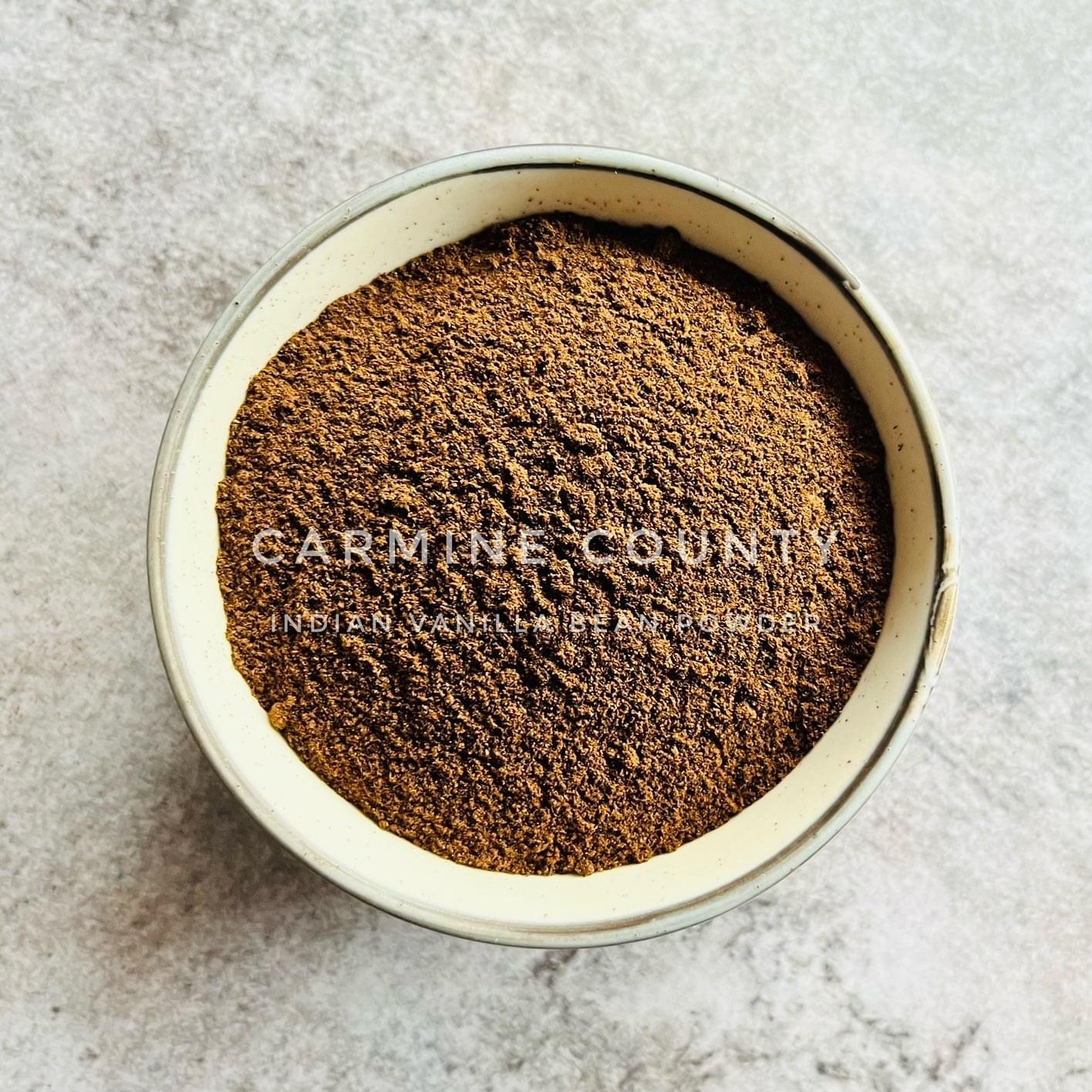 Carmine County All Natural Indian Vanilla Bean Powder 20 g