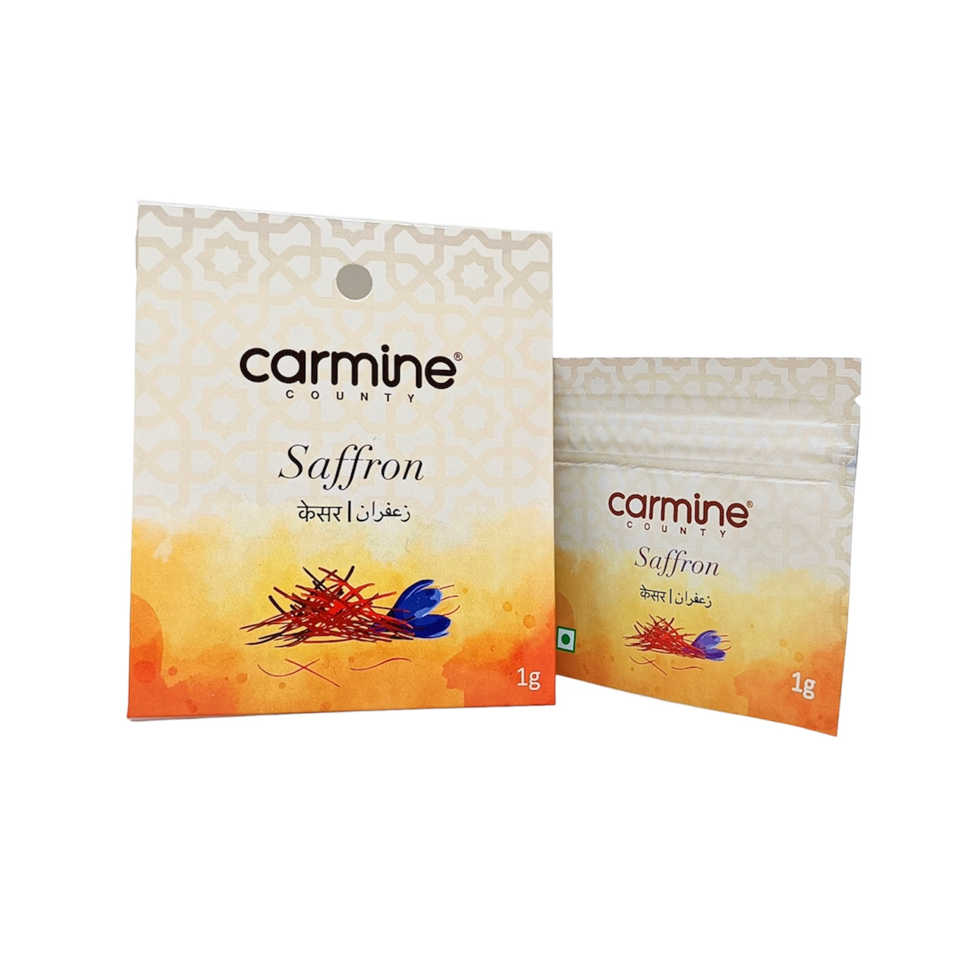 Carmine County Pure and Natural Premium Saffron Threads (Pack of 3)