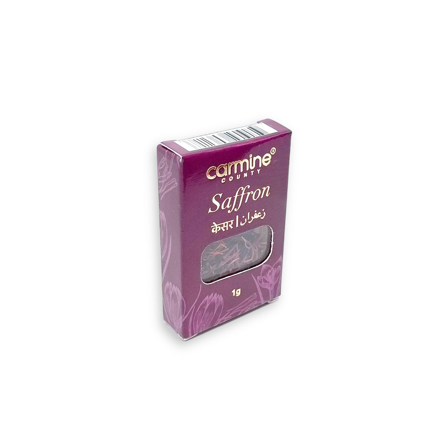 Carmine County Pure and Natural Saffron Threads 1g, Economy Pack