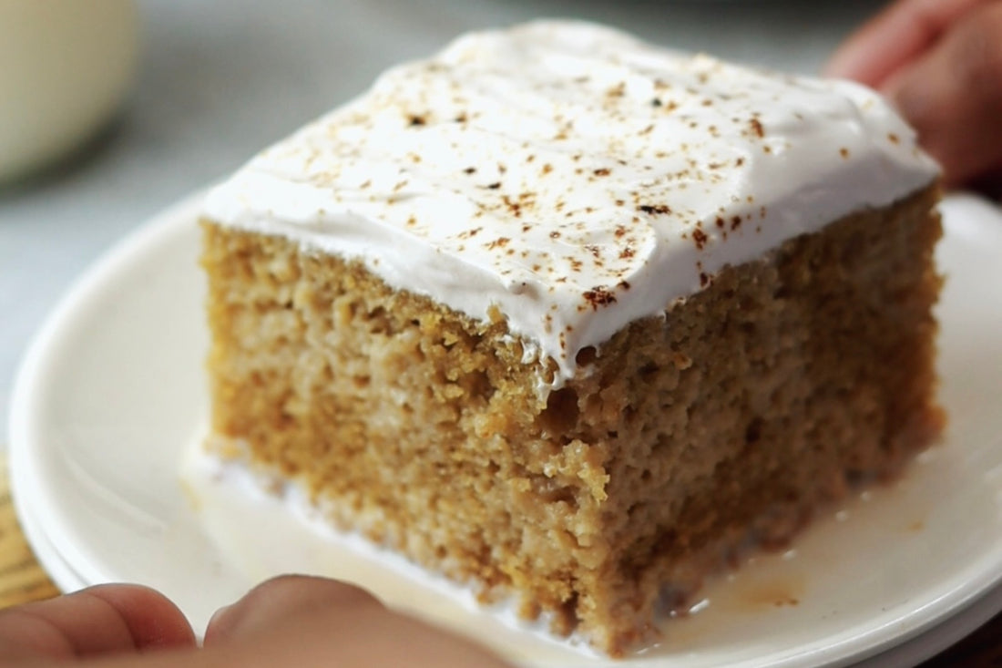 Coffee Tres leches Cake using Carmine County All Natural Extracts
