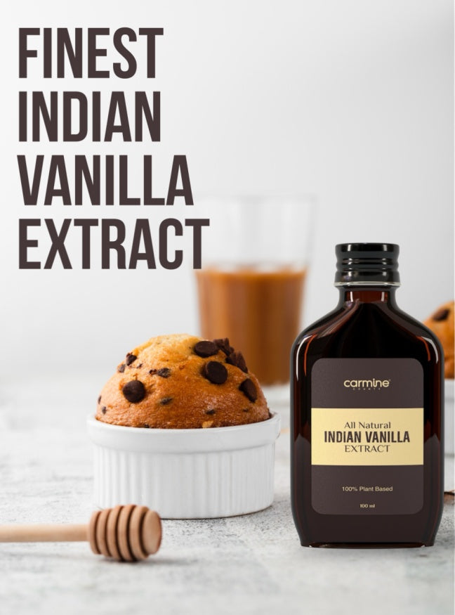 Carmine County All Natural Indian Vanilla Extract