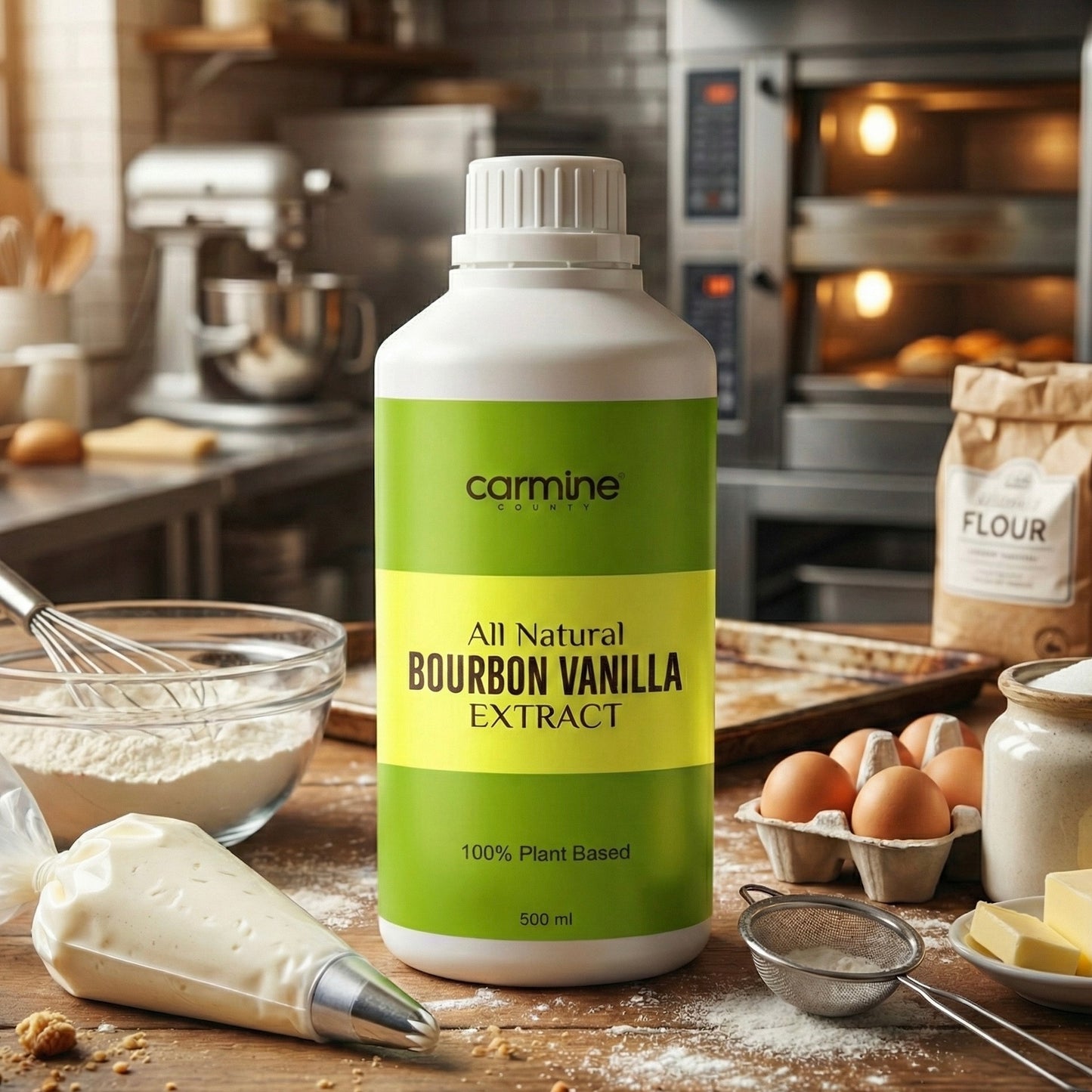 Carmine County All Natural Bourbon Vanilla Extract 500 ml