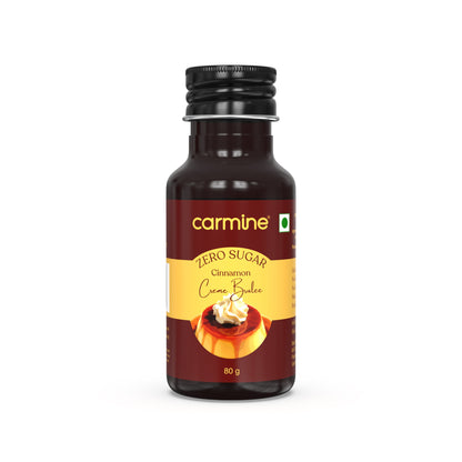 Carmine Zero Sugar Cinnamon Creme Brulee Extract, 80g