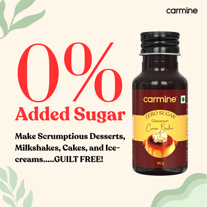 Carmine Zero Sugar Dessert Extracts Combo Pack (4 x 80g)