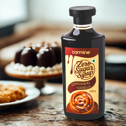 Zero Sugar Syrups - Natural, Plant-Based, Sweetened with Pure Monk Fruit, Clean Label Syrups, 330 g