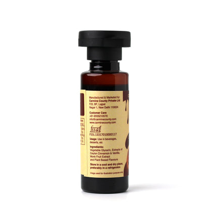 Zero Sugar Syrups - Combo of 5 Syrups (French Vanilla, Cinnamon Vanilla, Coffee Tiramisu, Rose Kulfi and Creamy Kesar Elaichi), 60 g each