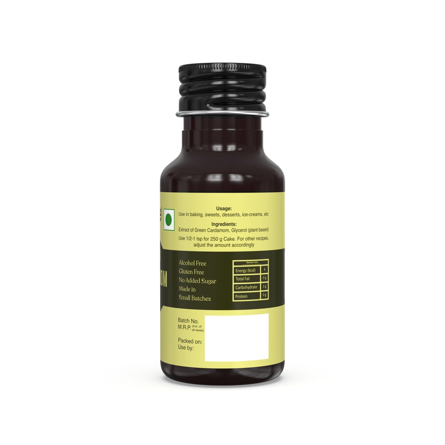 Carmine County All Natural Green Cardamom Extract 50 ml