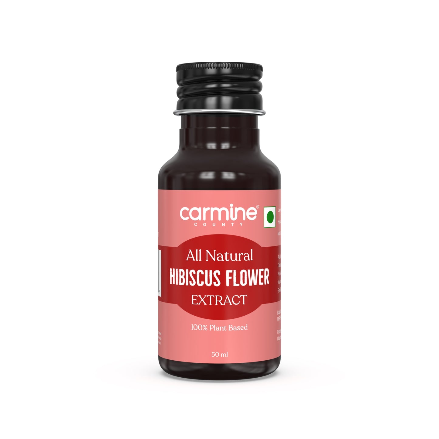 Carmine County All Natural Hibiscus Flower Extract 50 ml