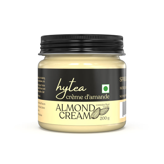Hytea Spreadable Pure Almond Cream 200 g, Made with Pure Cocoa Butter