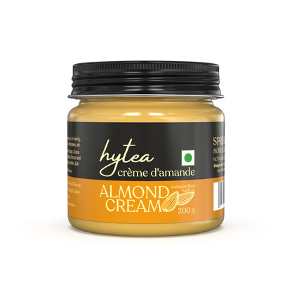 Hytea Spreadable Saffron Almond Cream 200 g, Made with Pure Cocoa Butter