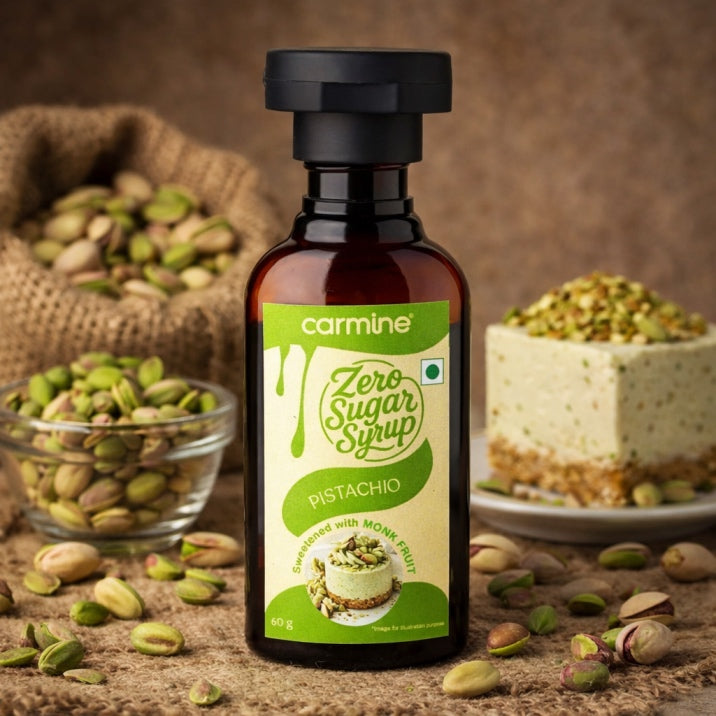 Zero Sugar Syrups - Natural, Plant-Based, Sweetened with Pure Monk Fruit, Clean Label Syrups, 60 g