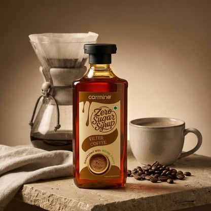 Zero Sugar Syrups - Natural, Plant-Based, Sweetened with Pure Monk Fruit, Clean Label Syrups, 330 g