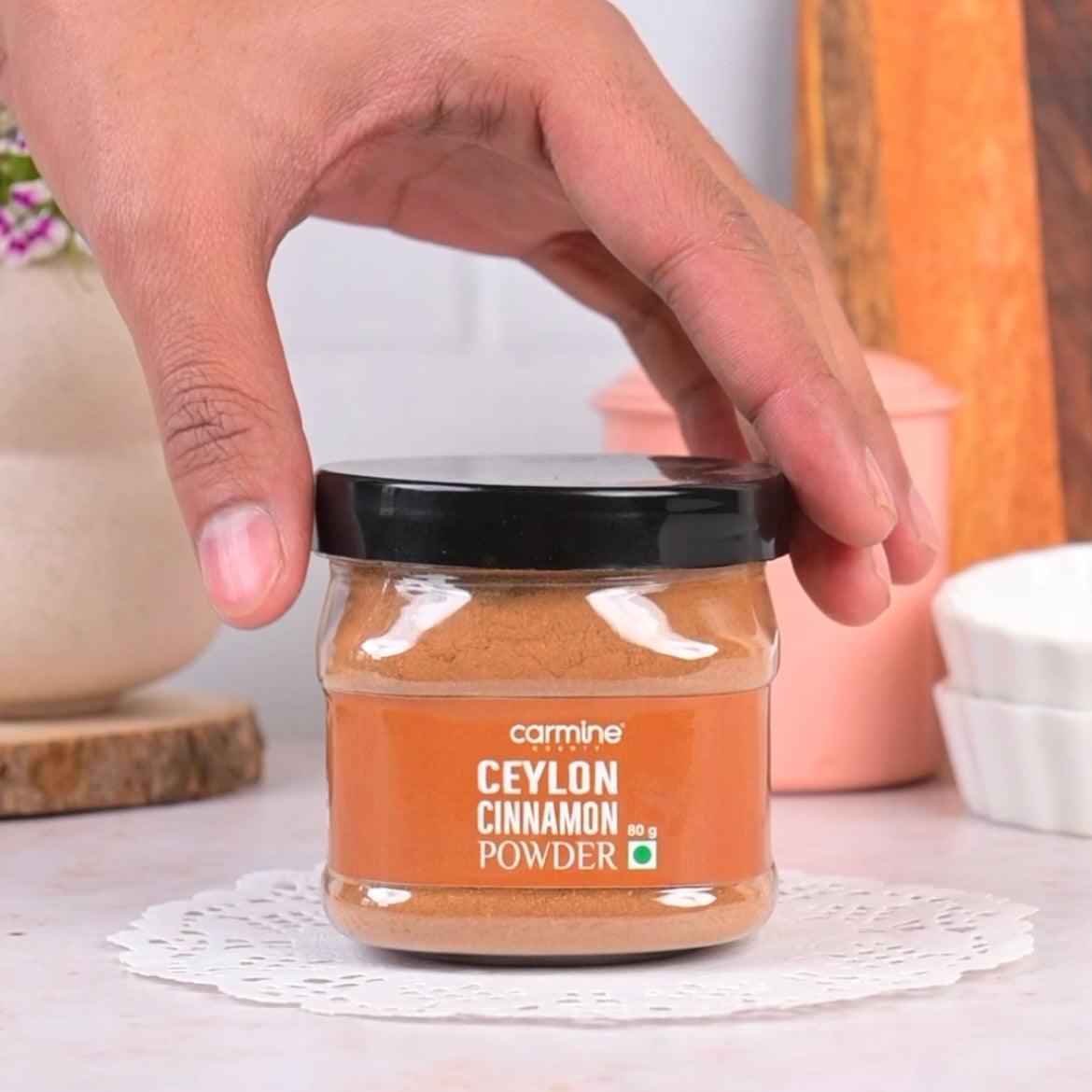 Carmine County Ceylon Cinnamon Powder 80 g (True Sri Lankan Cinnamon)