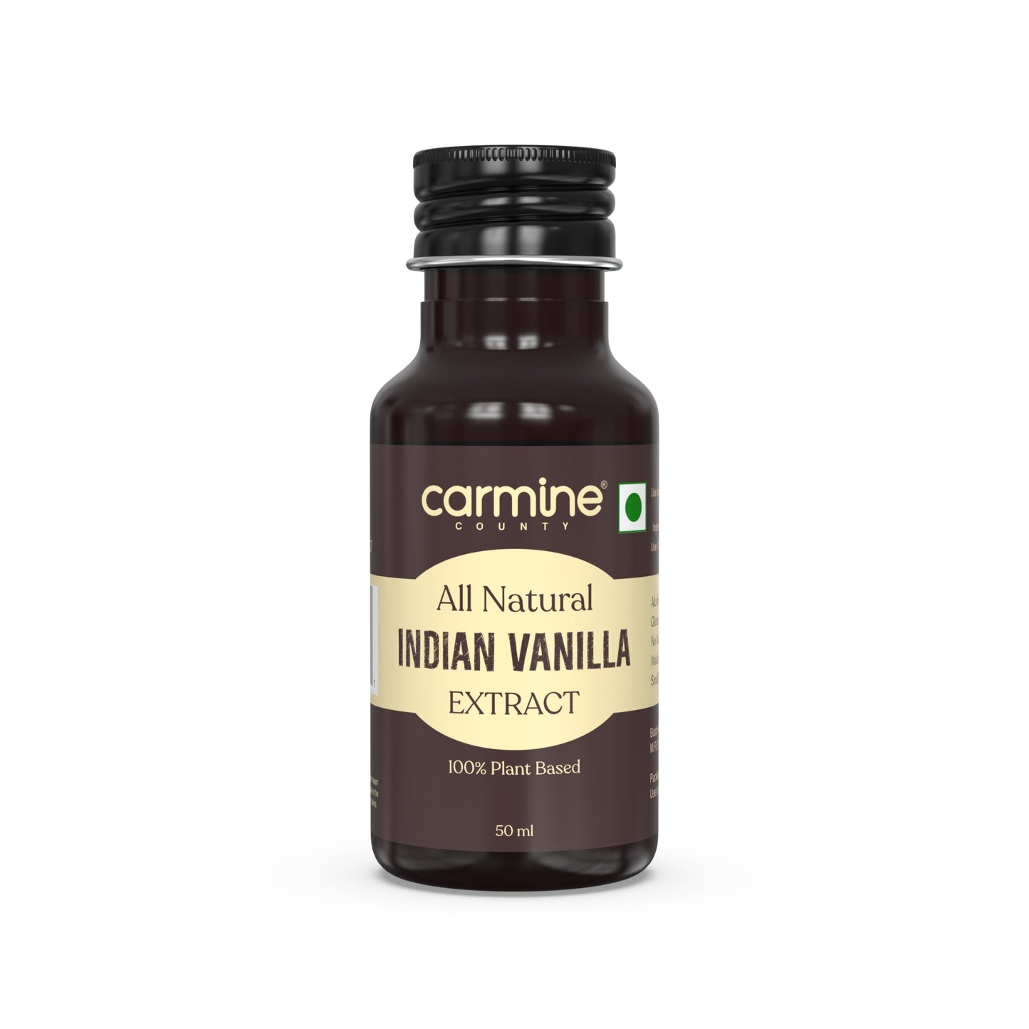 Carmine County All Natural Indian Vanilla Extract