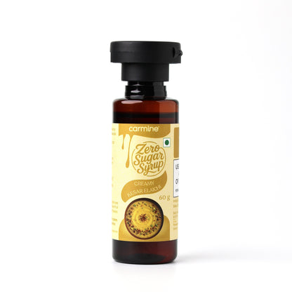 Zero Sugar Syrups - Combo of 5 Syrups (French Vanilla, Cinnamon Vanilla, Coffee Tiramisu, Rose Kulfi and Creamy Kesar Elaichi), 60 g each