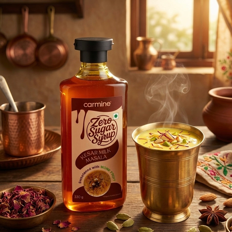 Zero Sugar Syrups - Natural, Plant-Based, Sweetened with Pure Monk Fruit, Clean Label Syrups, 330 g