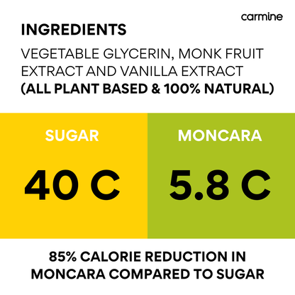 Moncara Natural Mithaas | Monk Fruit based Liquid Extract | 100% Plant-Based, Low Calorie Sugar Replacer | Zero Glycemic Index | Keto & Diabetic Friendly