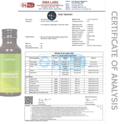 Moncara Natural Mithaas | Monk Fruit based Liquid Extract | 100% Plant-Based, Low Calorie Sugar Replacer | Zero Glycemic Index | Keto & Diabetic Friendly