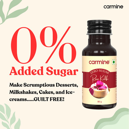 Carmine Zero Sugar Dessert Extracts Combo Pack (4 x 80g)