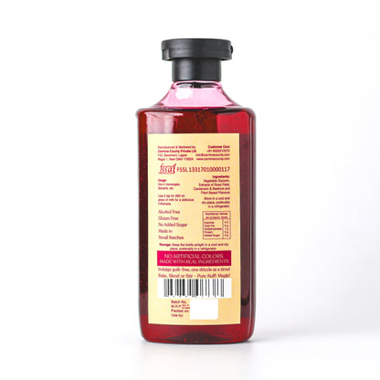 Zero Sugar Rose Kulfi Syrup - Natural, Plant-Based, No Artificial Sweeteners, Clean Label Indian Dessert Syrup, 330 g