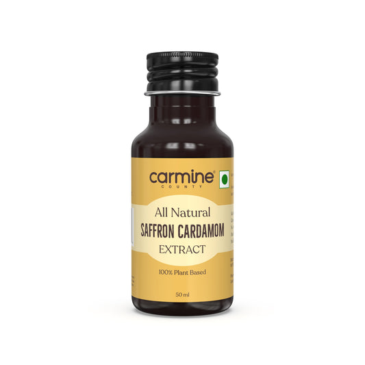 Carmine County All Natural Pure Saffron Cardamom Extract 50 ml