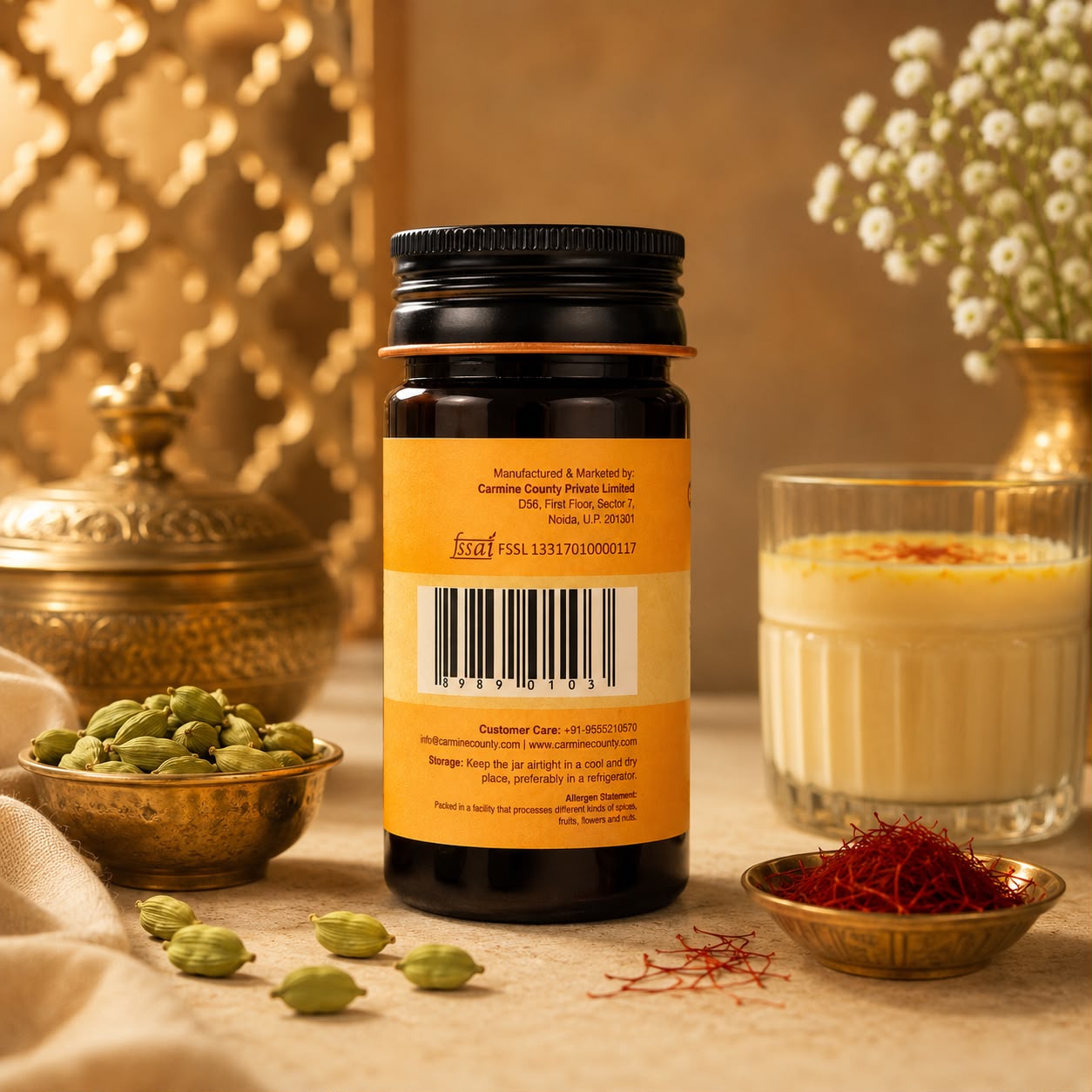 Saffron Cardamom Paste