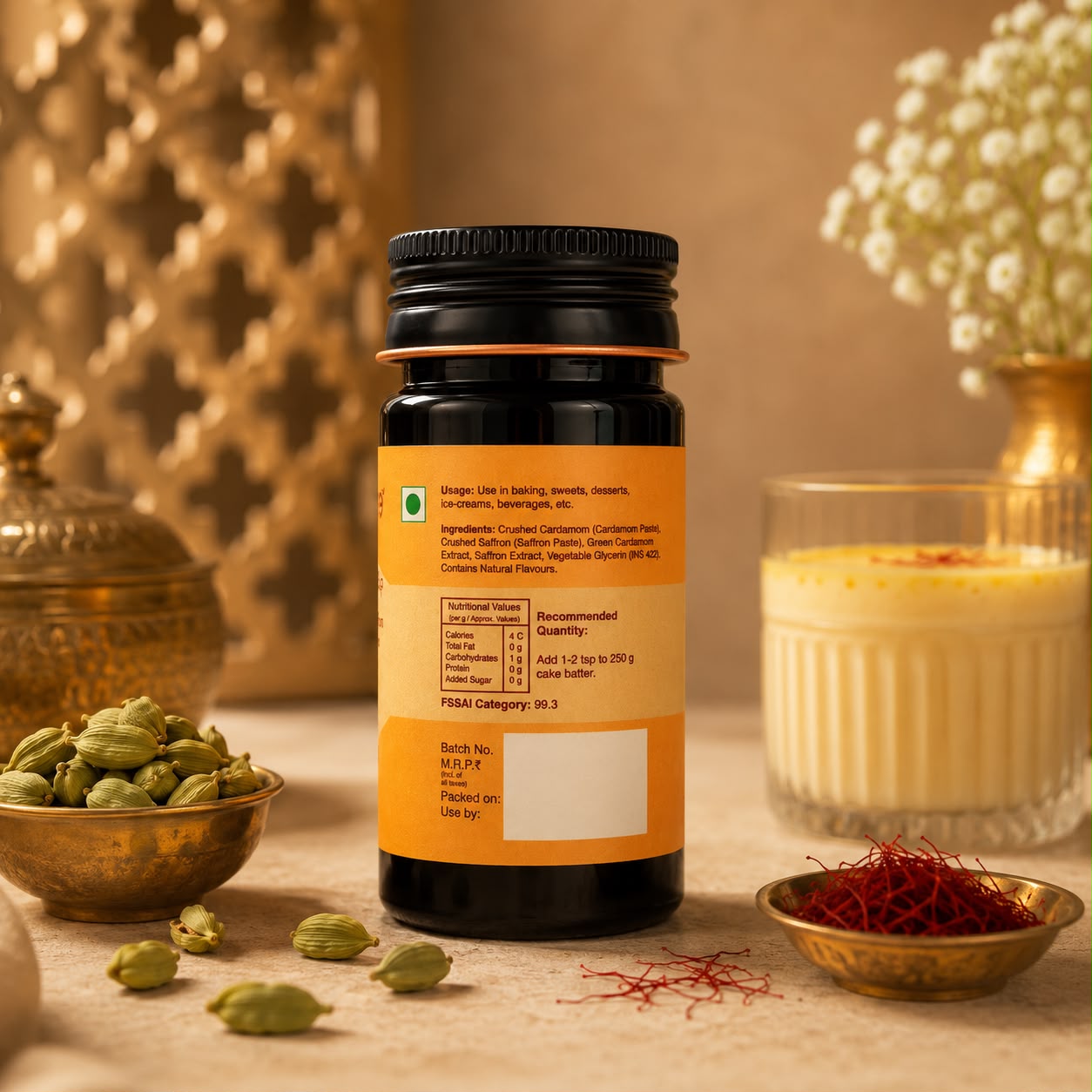 Saffron Cardamom Paste
