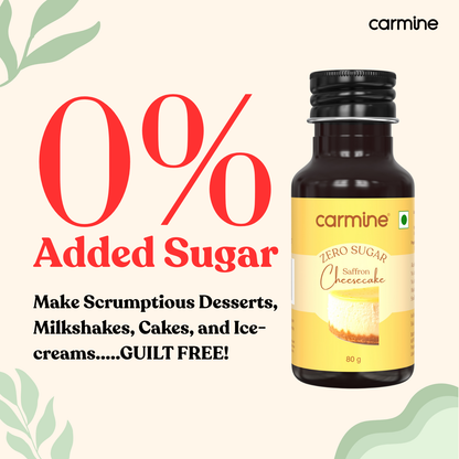 Carmine Zero Sugar Dessert Extracts Combo Pack (4 x 80g)