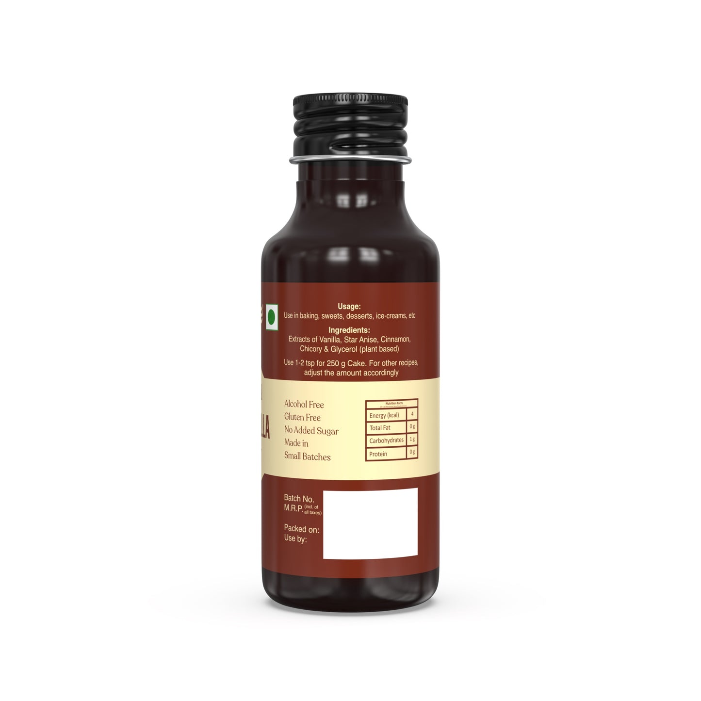 Carmine County All Natural Spiced Vanilla Extract 100 ml