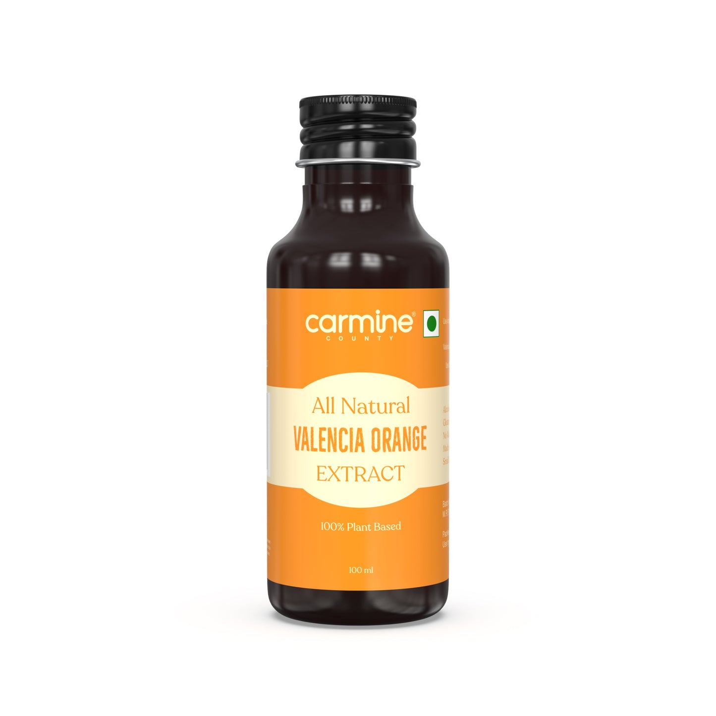 Carmine County All Natural Valencia Orange Extract 100 ml