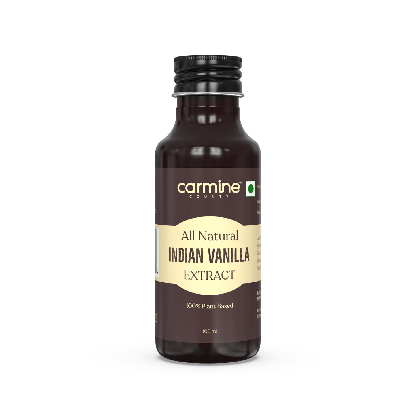 Carmine County All Natural Indian Vanilla Extract