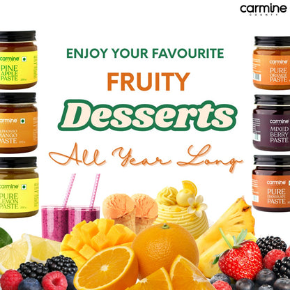 Alphonso Mango Paste 200 g, No Artificial Flavours, No Added Colors, No Preservatives