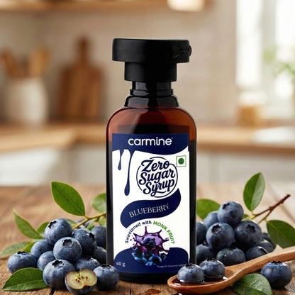 Zero Sugar Syrups - Natural, Plant-Based, Sweetened with Pure Monk Fruit, Clean Label Syrups, 60 g