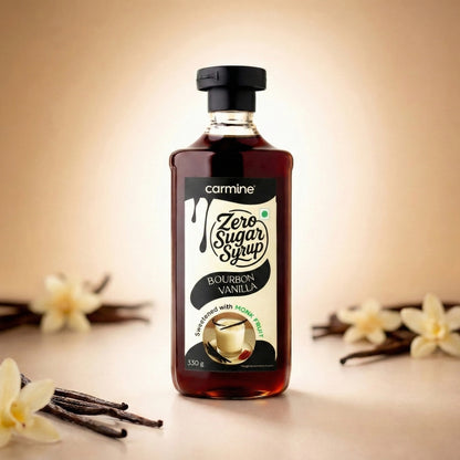 Zero Sugar Syrups - Natural, Plant-Based, Sweetened with Pure Monk Fruit, Clean Label Syrups, 330 g