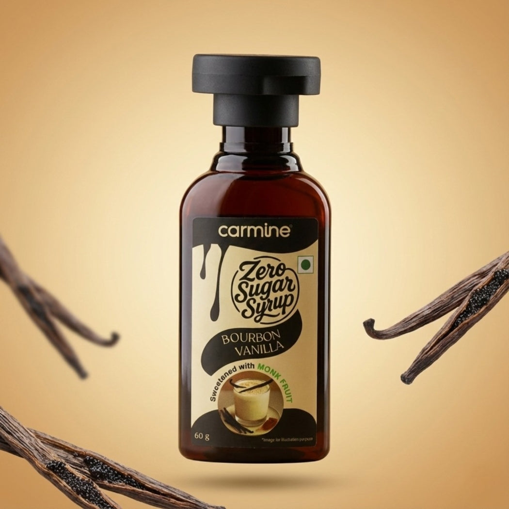 Zero Sugar Syrups - Natural, Plant-Based, Sweetened with Pure Monk Fruit, Clean Label Syrups, 60 g