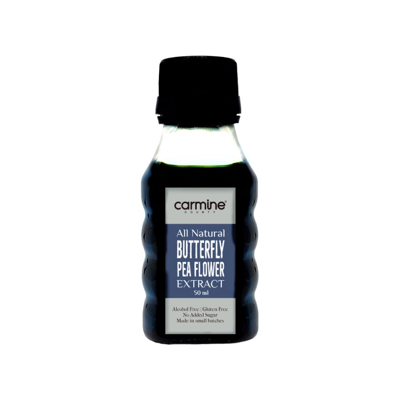 Carmine County All Natural Butterfly Pea Flower Extract 50 ml