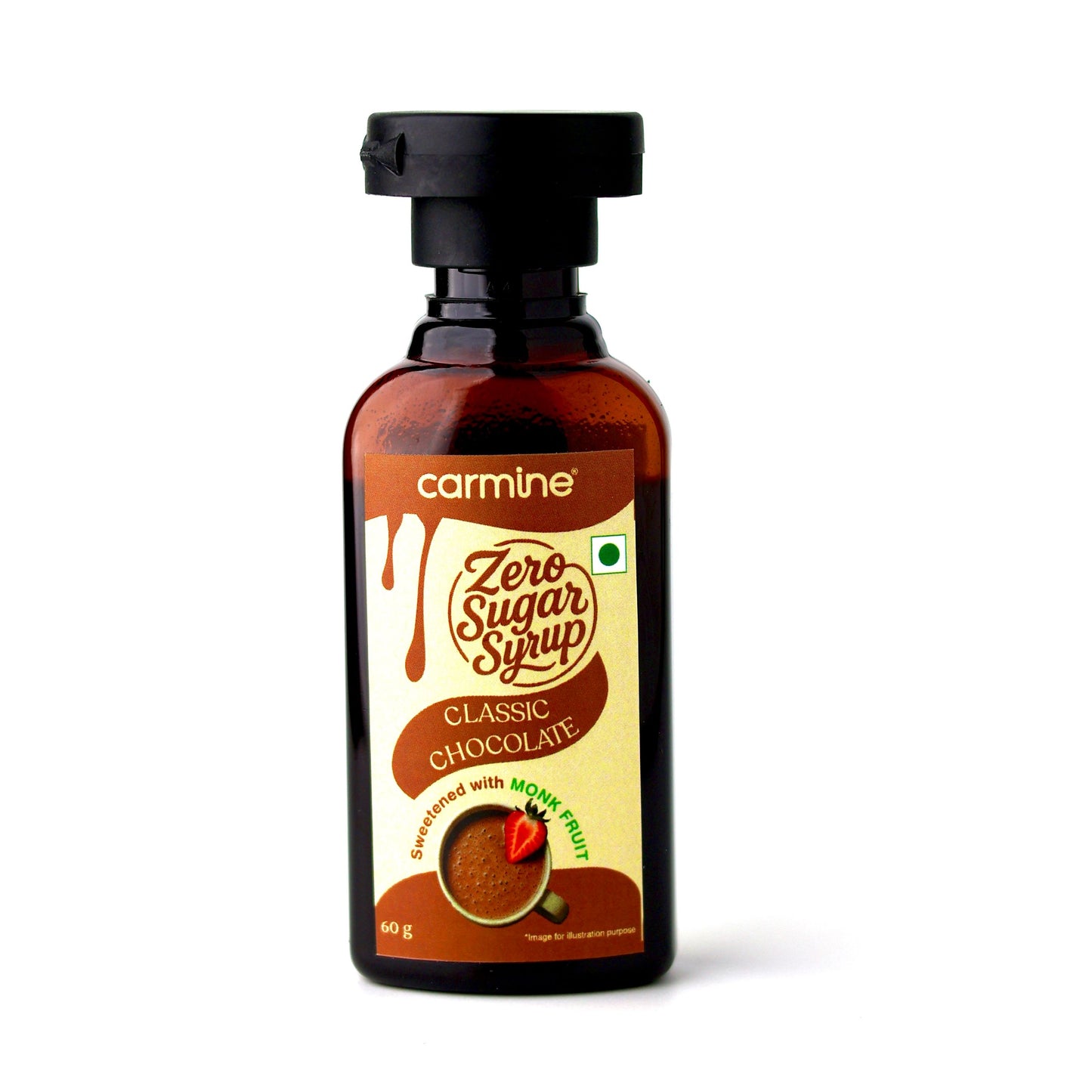 Zero Sugar Syrups - Combo of 5 Syrups (Pineapple, Tropical Bliss, Classic Caramel, Classic Chocolate and Orange Burst), 60 g each