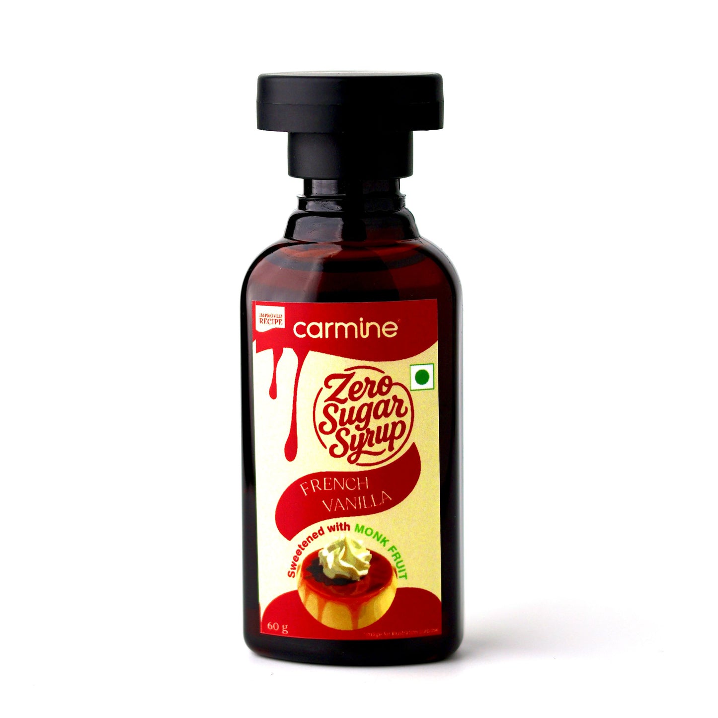 Zero Sugar Syrups - Combo of 5 Syrups (French Vanilla, Cinnamon Vanilla, Coffee Tiramisu, Rose and Lemon Lime), 60 g each