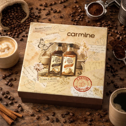 Zero Sugar Syrups | Gift Pack for Coffee and Milkshakes | Bourbon Vanilla and Orange Burst Syrup 240 g each